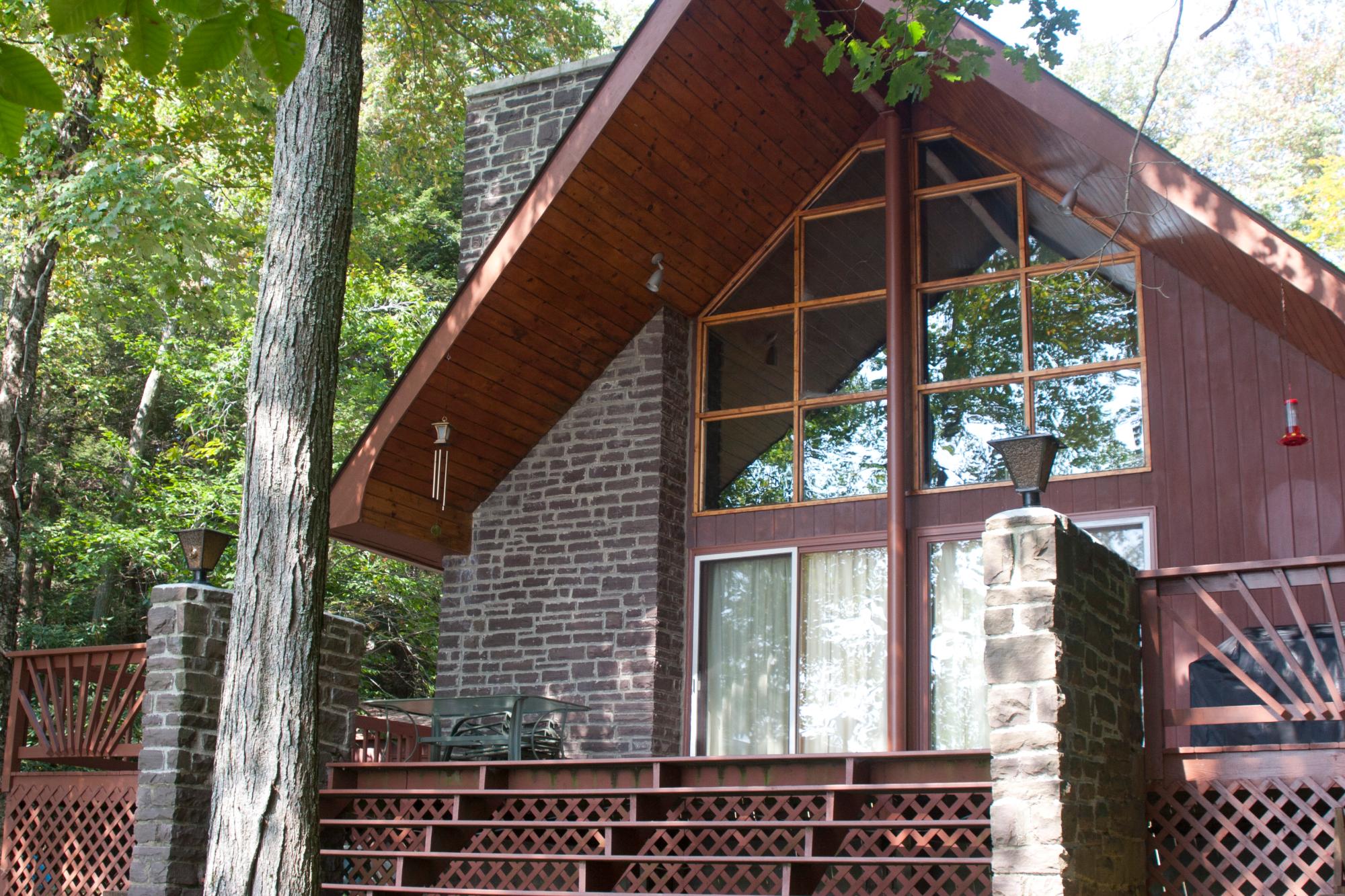 stone chimney